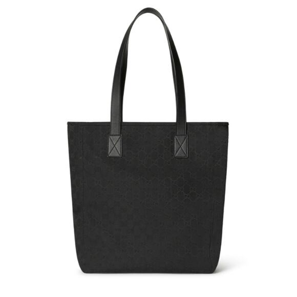 NEW GUCCI GG BLACK SHOULDER TOTE WORK LAPTOP OFFICE BAG AUTHENTIC! - Picture 2 of 7